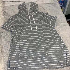 Lane Bryant short sleeve sweatshirt